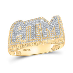 1CTW-DIA CN "ATM" MENS RING