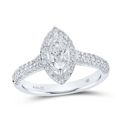 7/8CTW-DIA ANA M 1/2CT-CMQ ENGAGEMENT SINGLE HALO