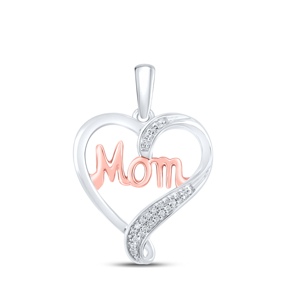 1/20CTW-DIA MOM HEART GIFT PENDANT