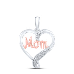 1/20CTW-DIA MOM HEART GIFT PENDANT