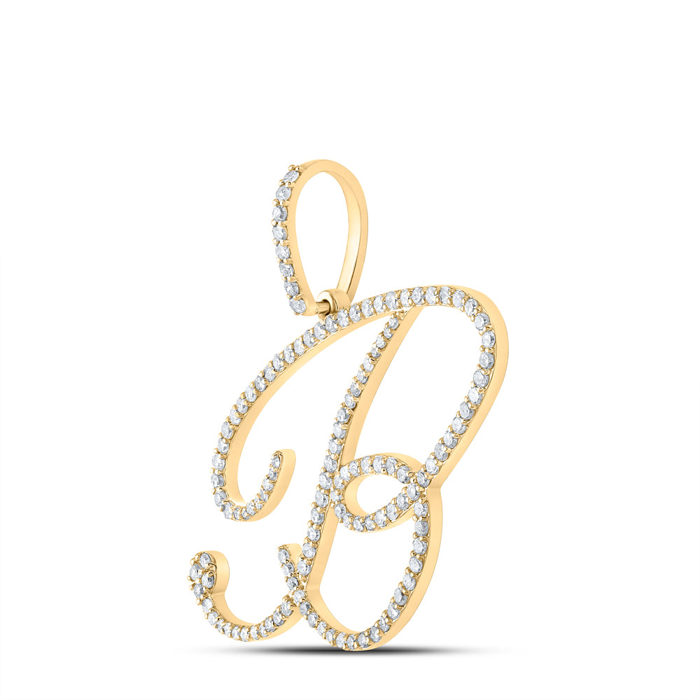 3/4CTW-DIA P1 INITIAL "B" GIFT PENDANT