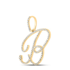 3/4CTW-DIA P1 INITIAL "B" GIFT PENDANT