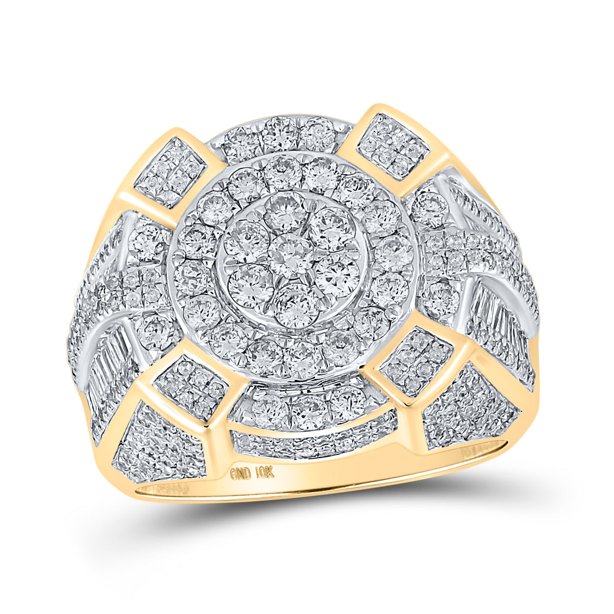 2 3/8CTW-DIA P1P2 MENS RING