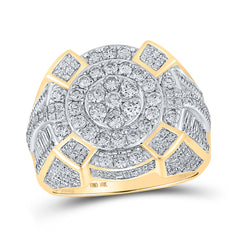 2 3/8CTW-DIA P1P2 MENS RING