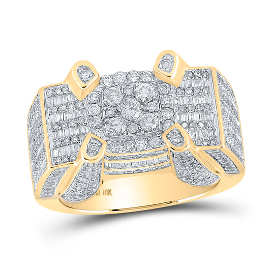 2 5/8 CTW-DIA P1P2 MENS RING