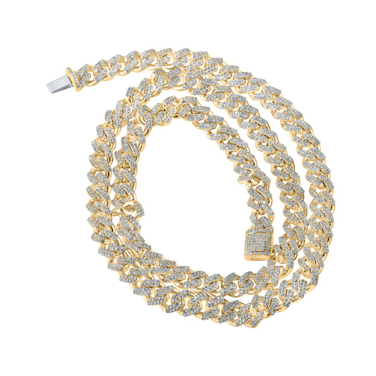 10CTW-DIA CN (8MM) CUBAN MENS CHAIN (22 INCH)