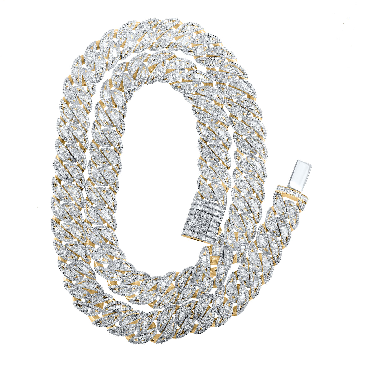 22CTW-DIA NK (13.30MM) MENS CHAIN (22 INCH)