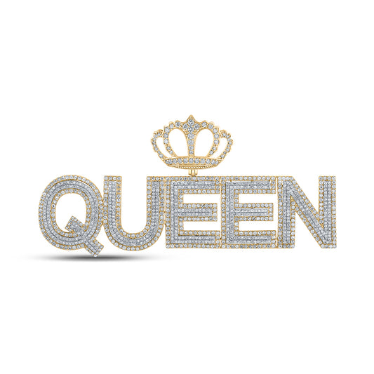 5 CTW DIA CN "QUEEN" CROWN PENDANT