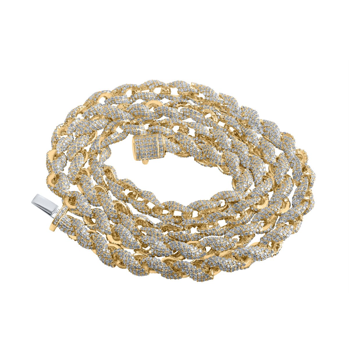 17 1/2 CTW-DIA CN ROPE CHAIN NECKLACE