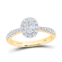 7/8CTW-DIA ANA M 1/2CT-COVAL ENGAGEMENT SINGLE HALO