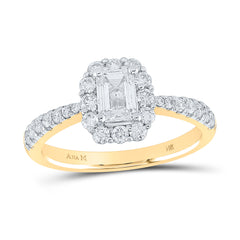 1 1/4CTW-DIA ANA M 3/4CT-CEME ENGAGEMENT SINGLE HALO