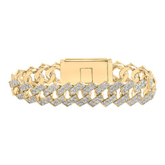 20 1/4CTW-DIA NK MENS BRACELET (8.50 INCH)