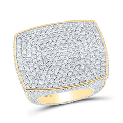 14 CTW-DIA NK MENS RING