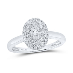 3/4CTW-DIA ANA M 1/4CT-COVAL ENGAGEMENT RING