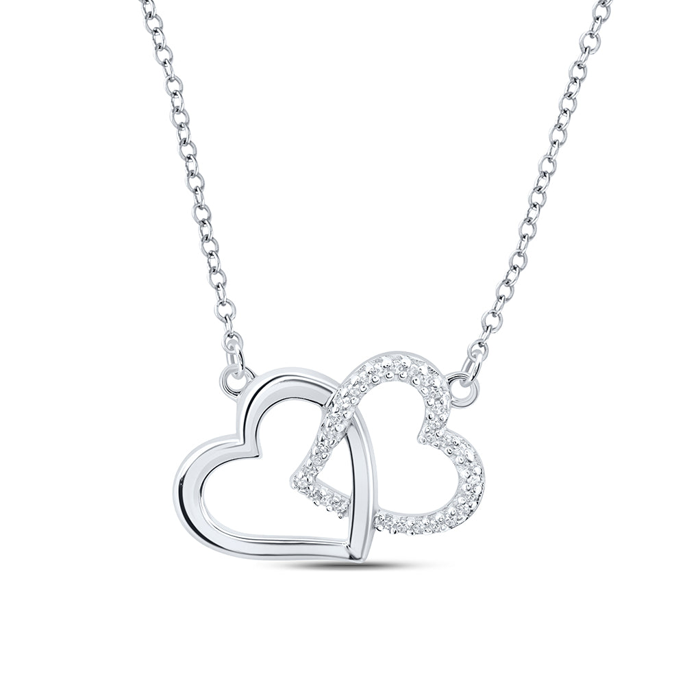 1/20CTW-DIA P2 GIFT HEART NECKLACE