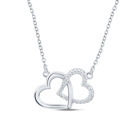 1/20CTW-DIA P2 GIFT HEART NECKLACE