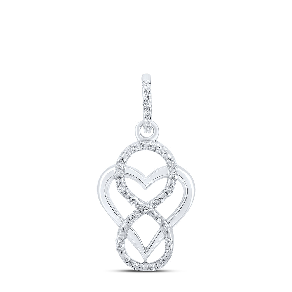 1/12 CTW-DIA NK GIFT HEART PENDANT