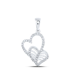 1/3CTW-DIA NK HEART PENDANT