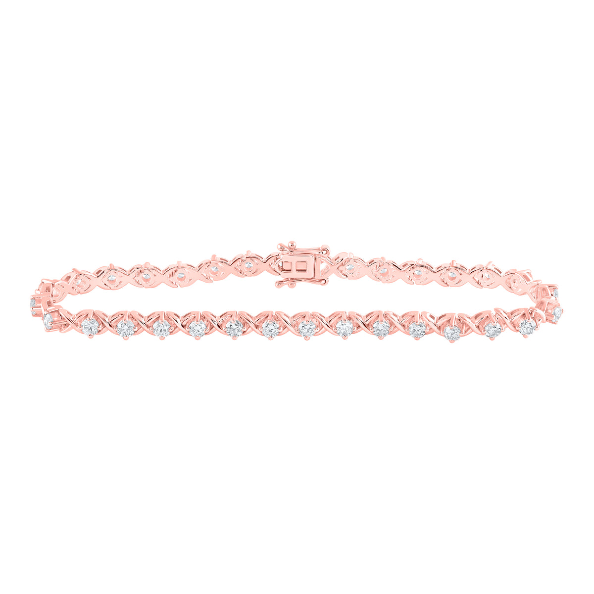 2 5/8 CTW-DIA NK TENNIS BRACELET (7 INCH)