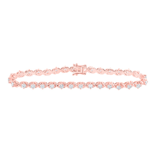 2 5/8 CTW-DIA NK TENNIS BRACELET (7 INCH)