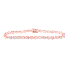 2 5/8 CTW-DIA NK TENNIS BRACELET (7 INCH)