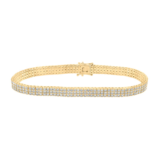 4CTW-DIA NK TENNIS BRACELET (7 INCH)