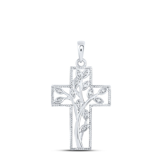 1/12CTW-DIA P3 GIFT CROSS PENDANT