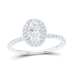 1 1/2CTW-DIA ANA M 1CT-COV SINGLE HALO  ENGAGEMENT  RING