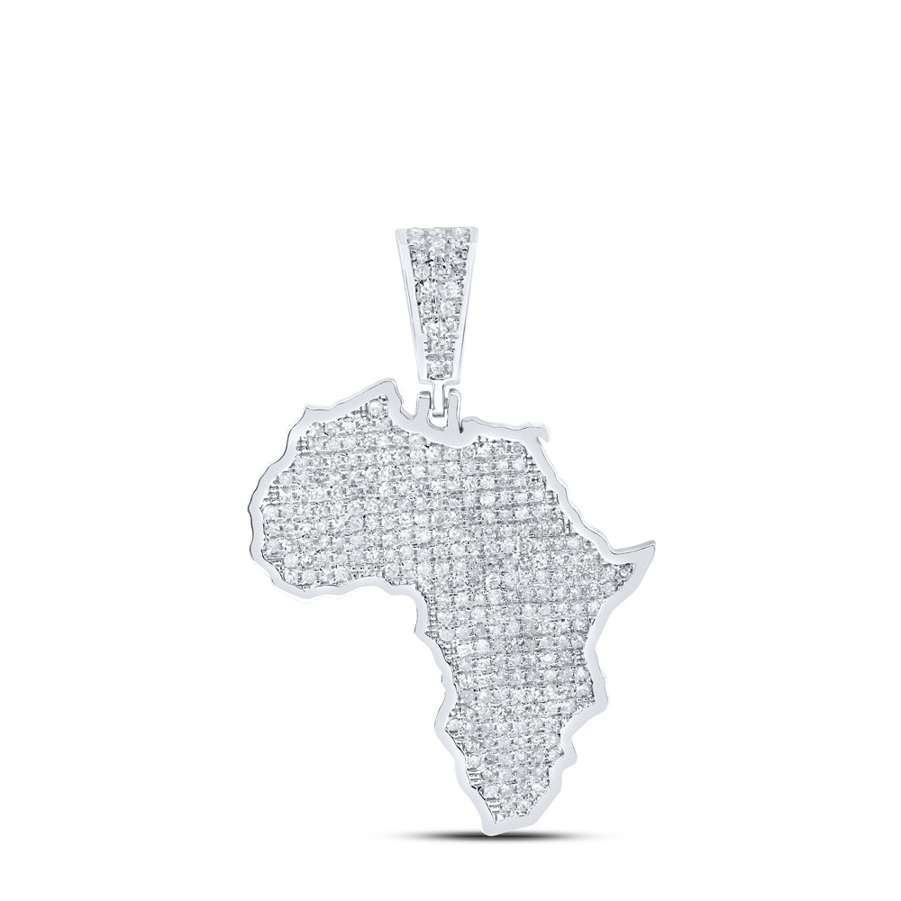 1 CTW-DIA P1 AFRICA MAP PENDANT