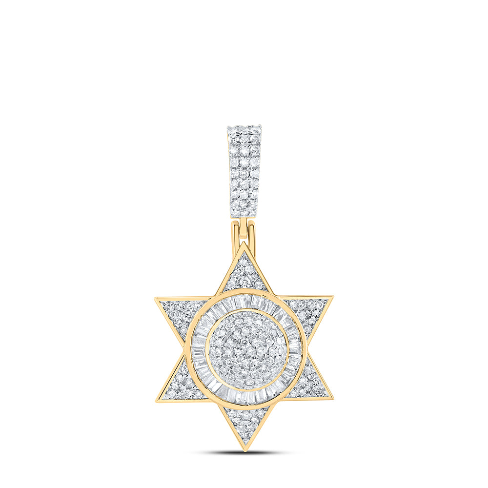 1 CTW-DIA NK STAR PENDANT