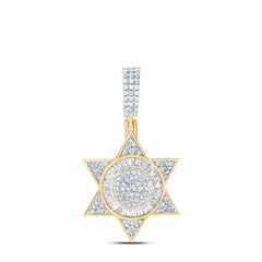 1 CTW-DIA NK STAR PENDANT