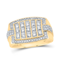 1CTW-DIA NK MENS RING