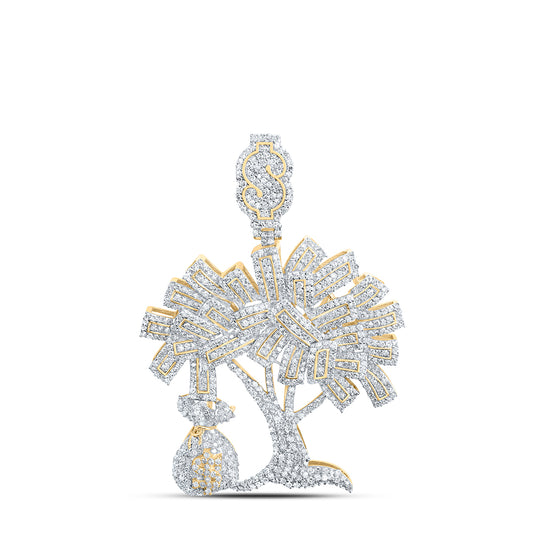 2 3/4CTW-DIA NK �MONEYTREE� MENS CHARM