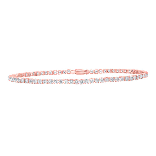 3 CTW-DIA NK TENNIS BRACELET (7 INCH)