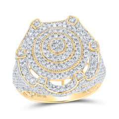 3CTW-DIA NK MENS RING