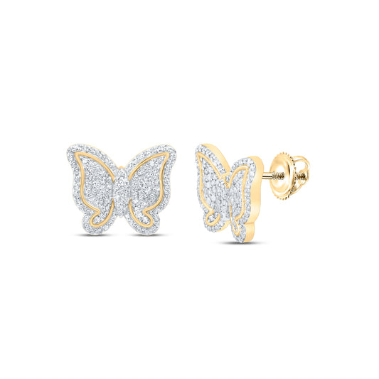 5/8CTW-DIA P3 BUTTERFLY EARRING