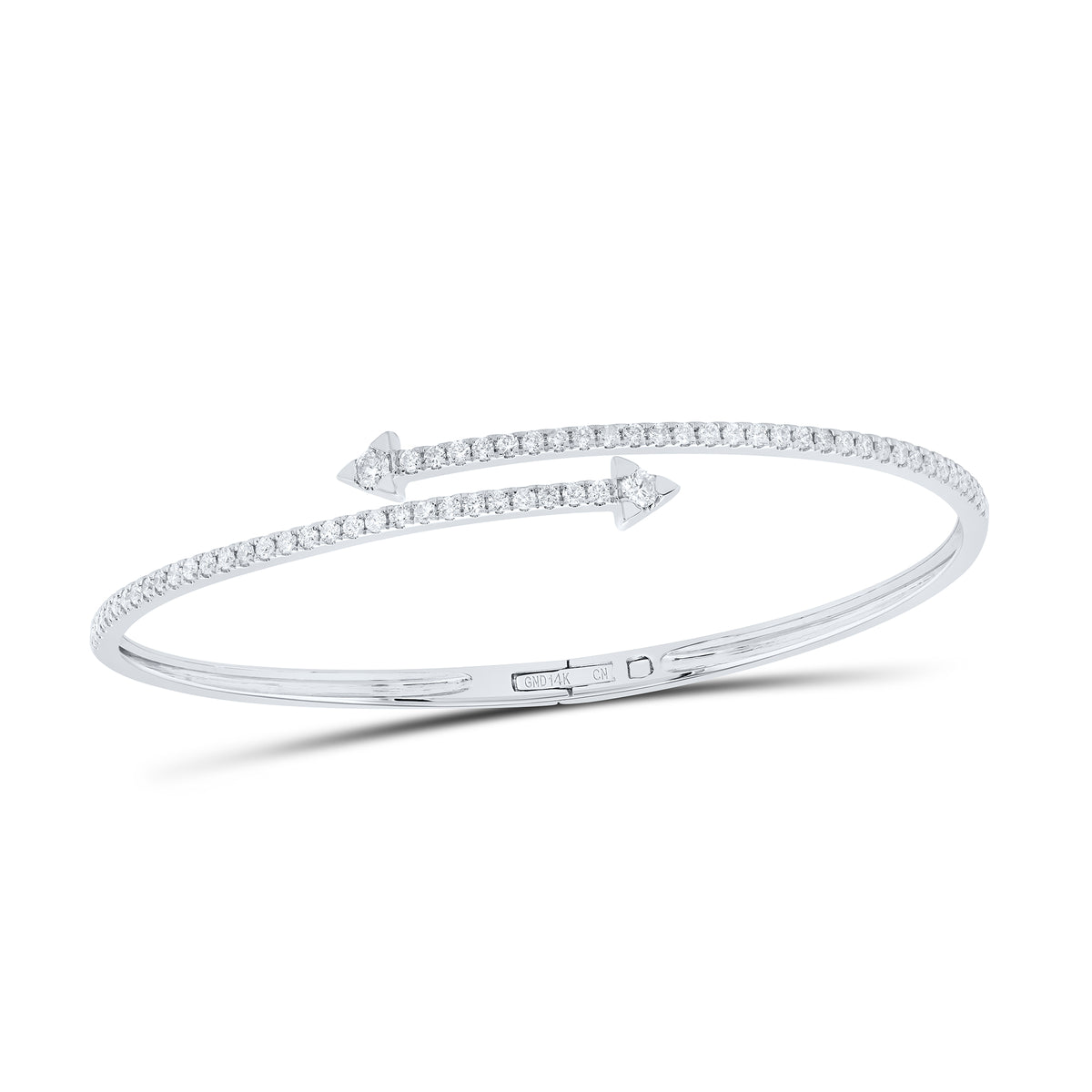 1 CTW-NAT DIA CN LADIES BANGLE (55X65MM)