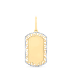 1/3CTW-DIA NK DOG TAG MEMORY MEN'S CHARM