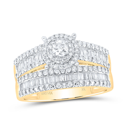 1 7/8CTW-DIA NK ROUND TRIO SET