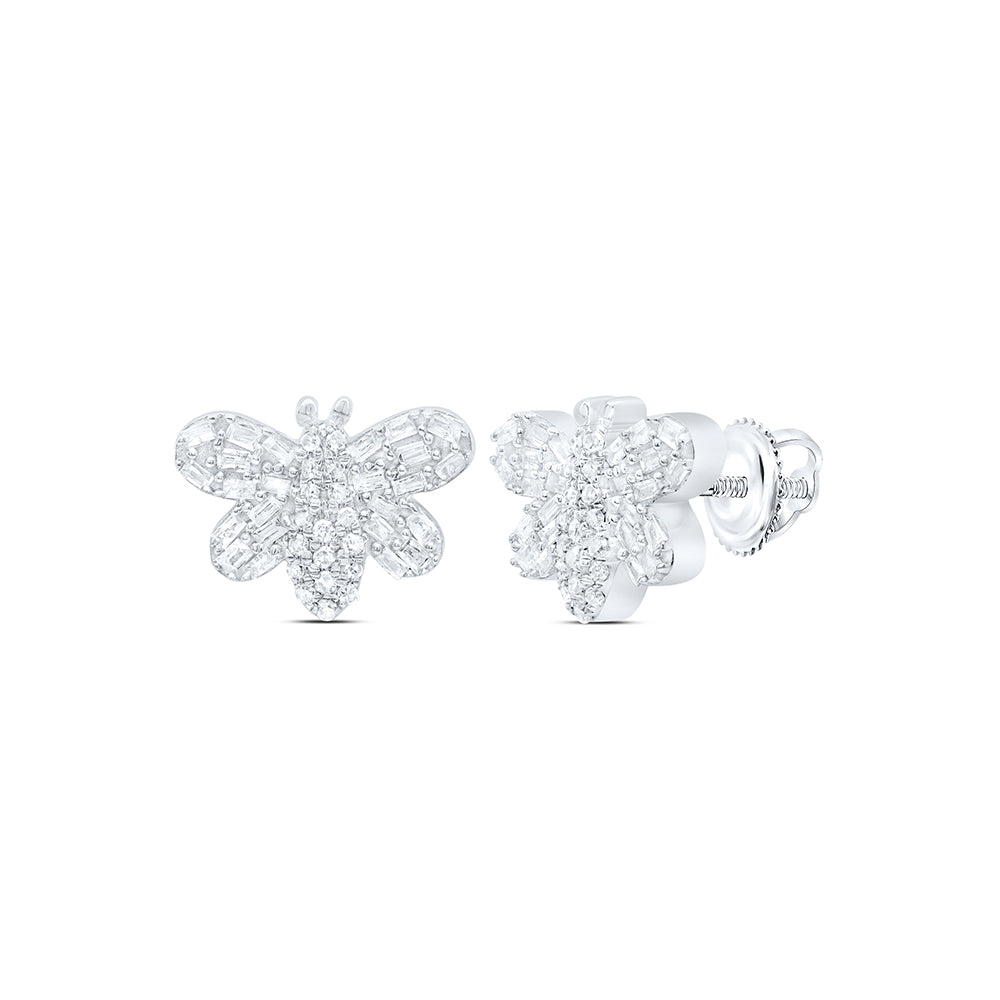 1/3CTW-DIA P1 GIFT BAGUETTE EARRING