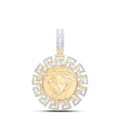 1CTW-DIA NK MEDUSA MENS CHARM