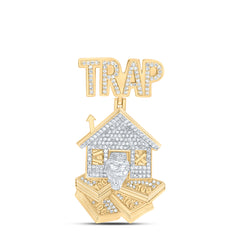 1CTW-NAT DIA NK TRAP HOUSE SNAKE MENS CHARM