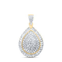 5/8CTW-NAT DIA P1 GIFT PEAR PENDANT