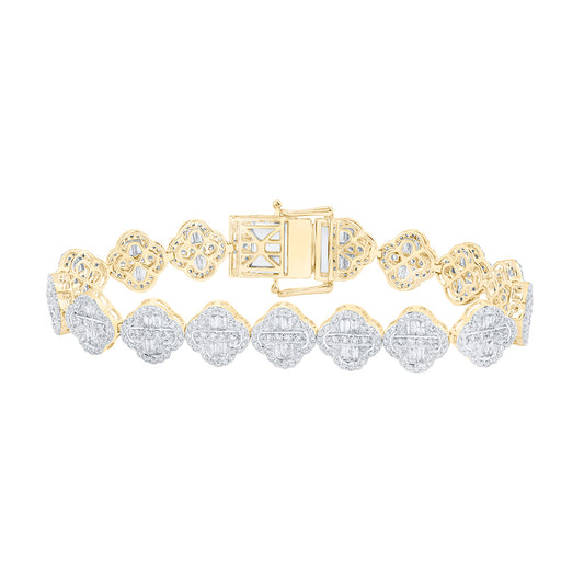 5 CTW-DIA ANA M FASHION CLOVER BRACELET (7 INCH)