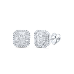1 5/8CTW-DIA CN FASHION OCTAGON EARRING