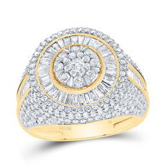 3CTW-DIA CN ROUND MENS RING
