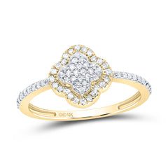 1/4CTW-NAT DIA P1 GIFT CLOVER RING