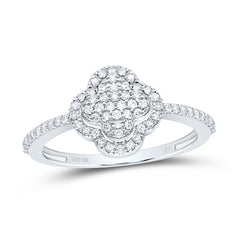 1/4CTW-DIA P1 GIFT CLOVER RING