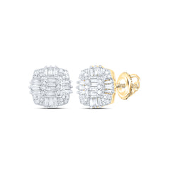 3/4CTW-DIA P1 GIFT CUSHION STUD EARRING