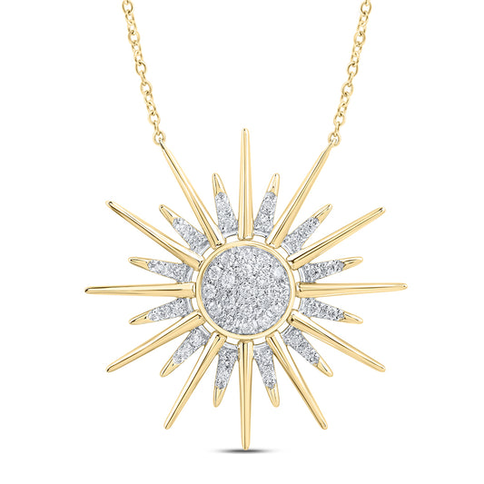 1/4CTW-DIA CN FASHION TWINKLE NECKLACE (18 INCH)